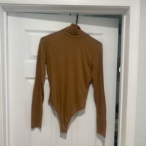 Express turtleneck long sleeve bodysuit